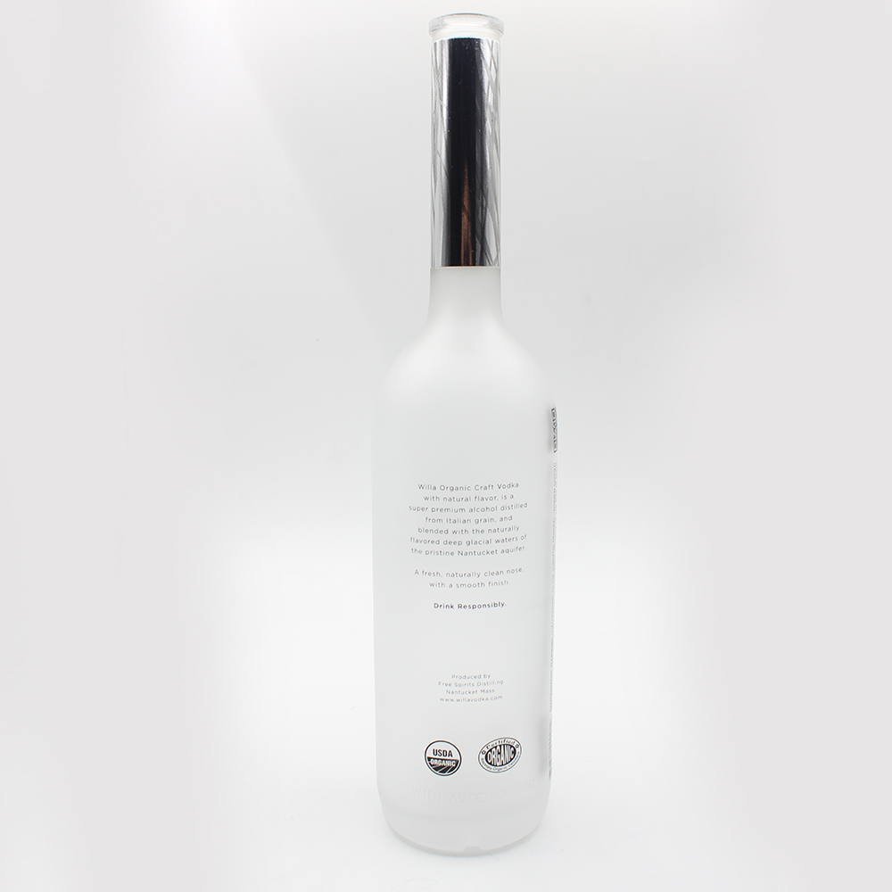 Frosted Customized 750ml Vodka Glass Bottle