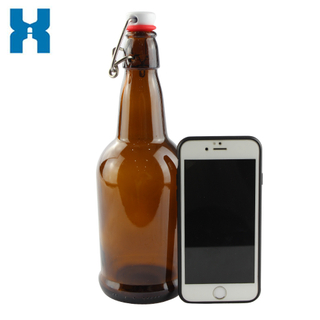 Swing Top Amber 500ml Glass Beer Bottle