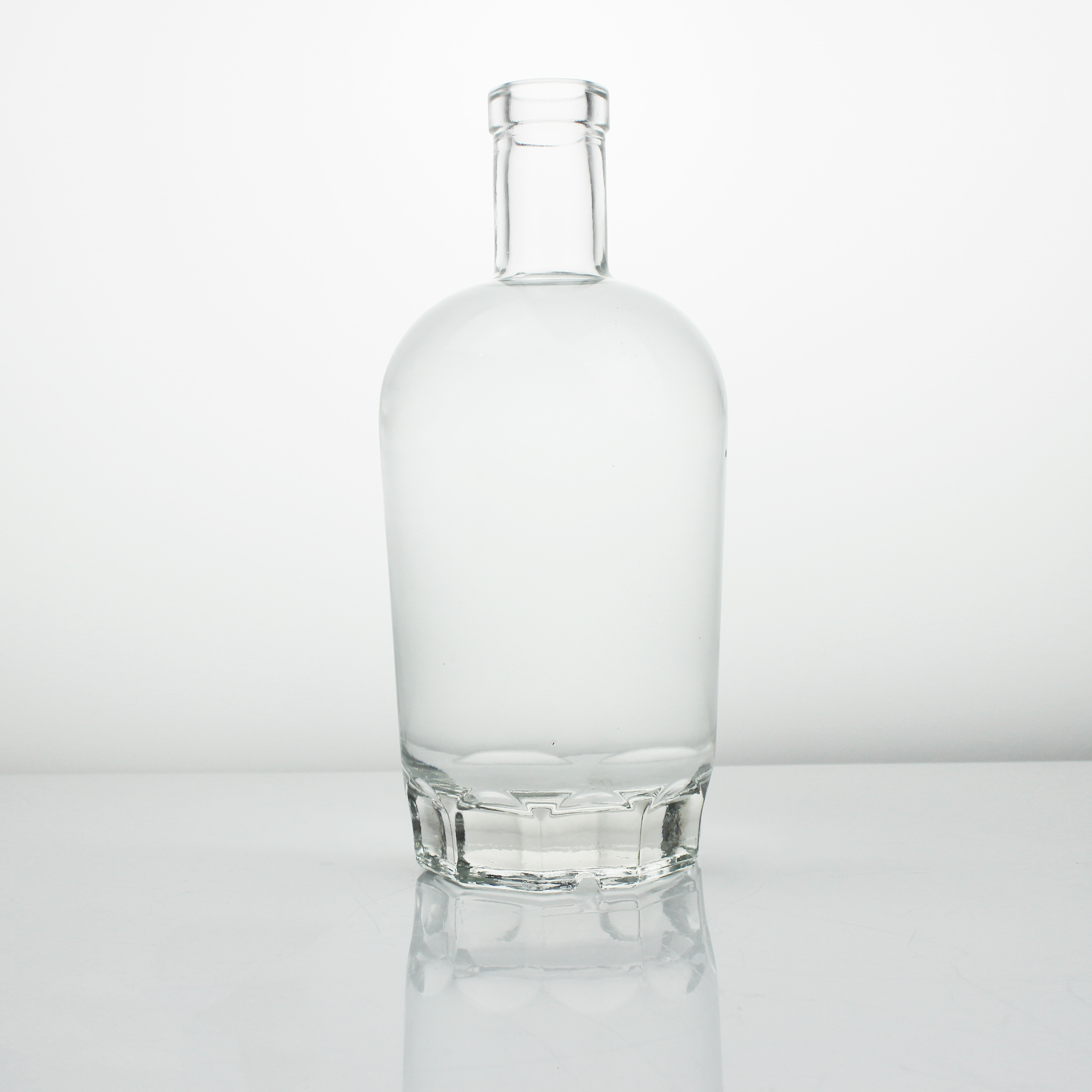 Empty 750Ml Liquor Spirit Whisky Gin Vodka Custom Alcohol Glass Bottle