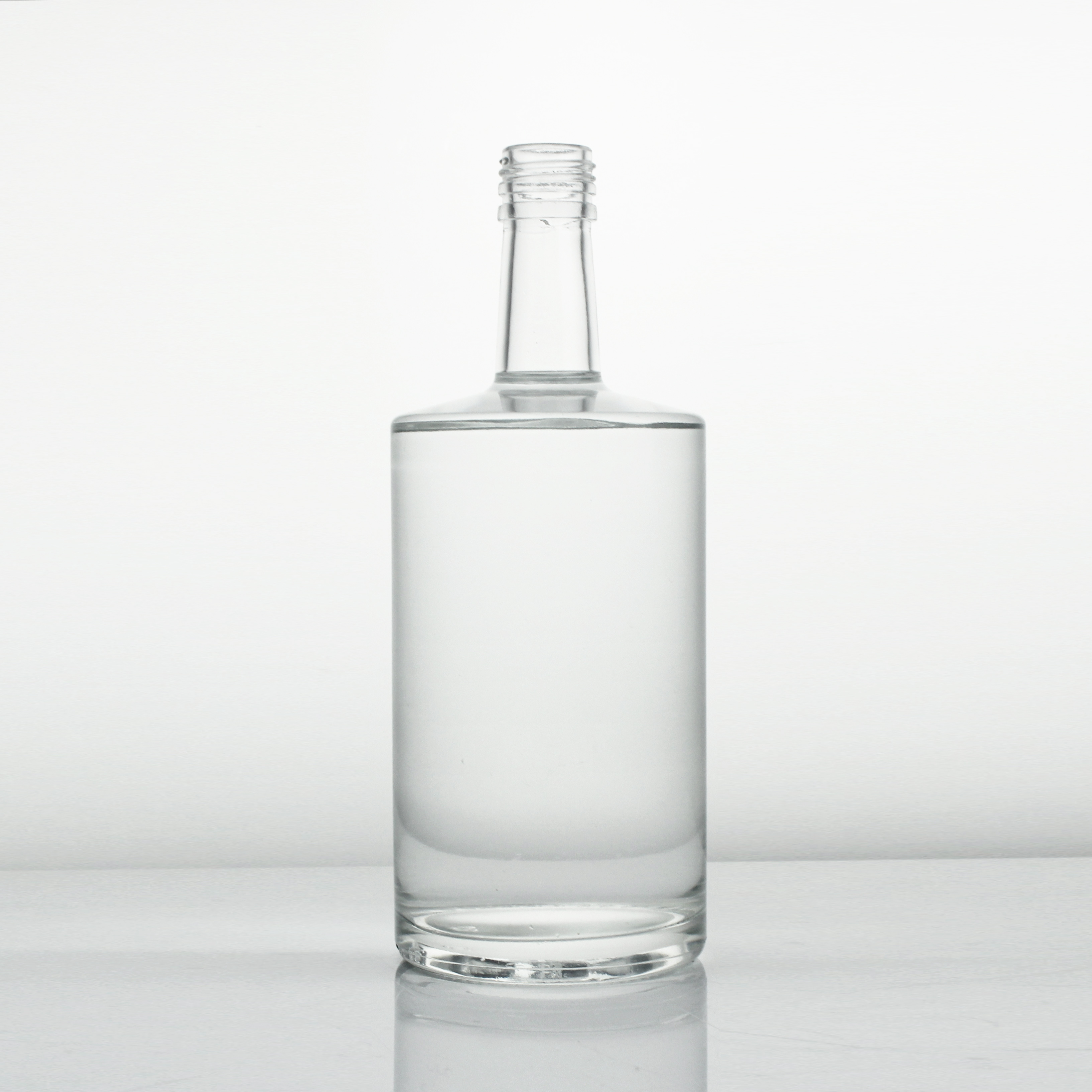 Empty 750Ml Glass Spirit Bottles Liquor Square Tequila Whisky Vodka Square Shape